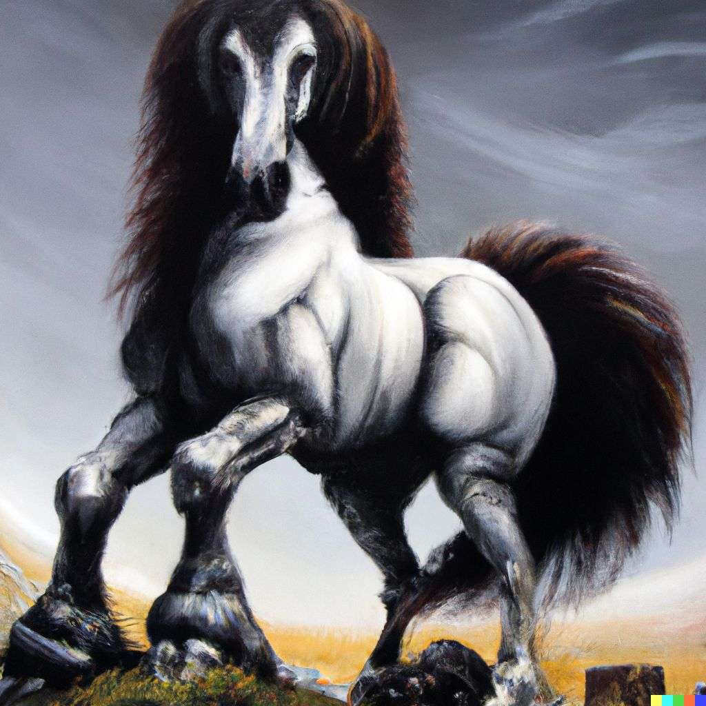 a horse, by Drew Struzan